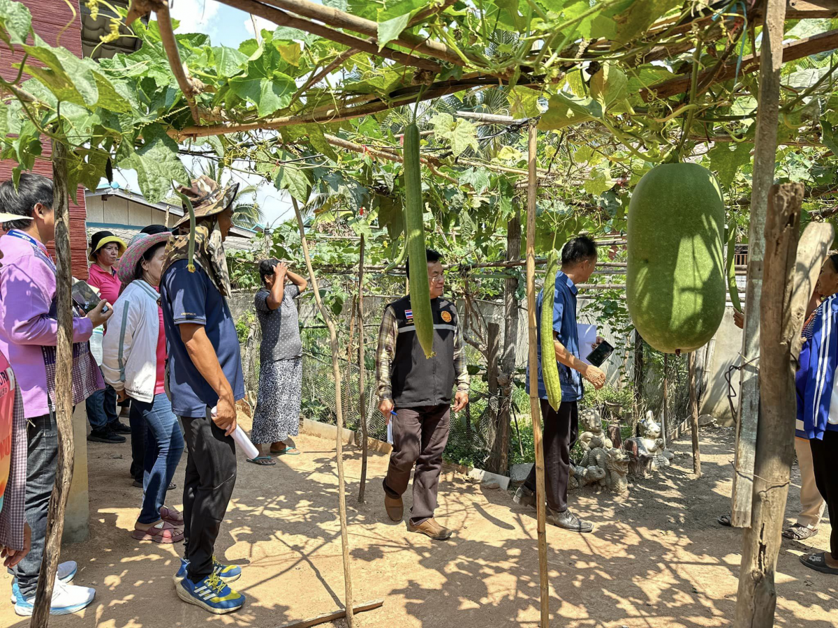 การรับประเมินการประกวดชุมชนสะอาด น่าบ้าน น่ามอง 