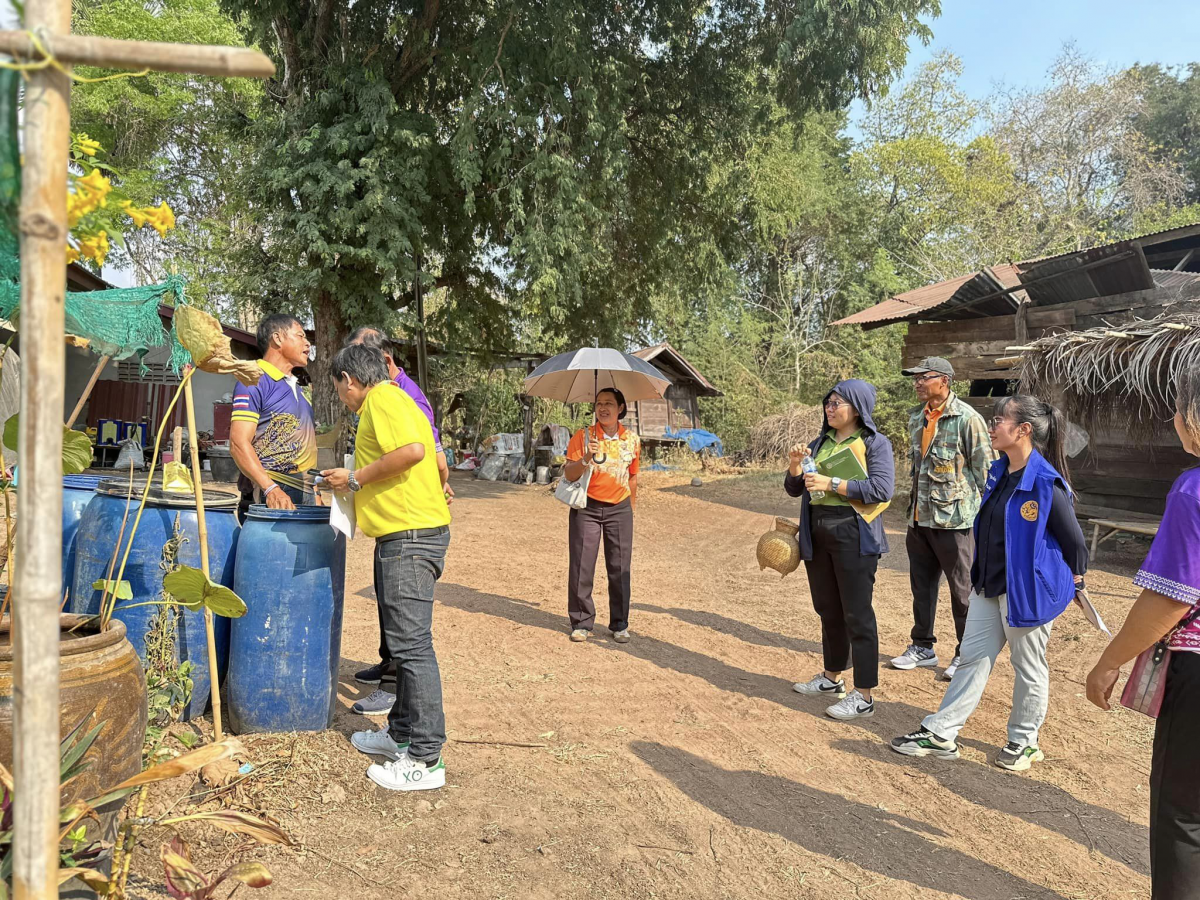 การตรวจประเมินการประกวดชุมชนสะอาด น่าบ้าน น่ามอง