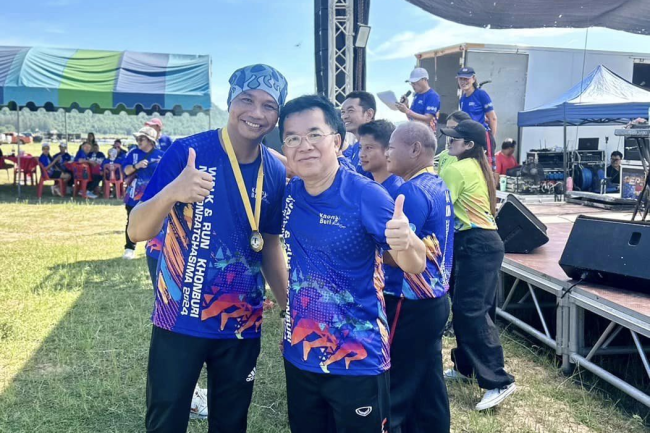 โครงการพัฒนาด้านการท่องเที่ยวและบริการ กิจกรรมเดิน วิ่ง ชมวิว ณ อำเภอครบุรี "พิชิตเขาจอมทอง" 