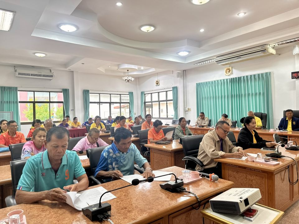 นที่ 8 กันยายน 2568 เวลา 09.00 น. เทศบาลตำบลไทรโยง-ไชยวาล ได้จัดการประชุมคณะกรรมการชุมชน ประจำเดือนกันยายน ครั้งที่ 9/ 2568